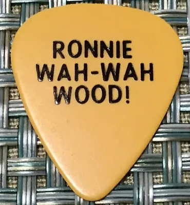 Ron Wood Rolling Stones Voodoo Lounge Tour 94 Guitar Pick. “wah Wah Wood!” Rare! • $299.99