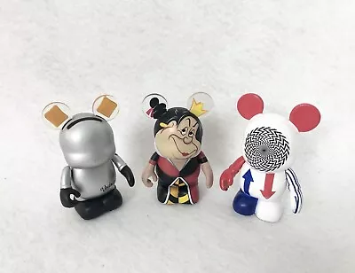 DISNEY Vinylmation 3  Lot Of 3 Figures Queen Of Hearts And More • $17.99