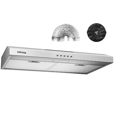 30 Inch Range Hood Under Cabinet Ducted/Ductless Convertible Stainless Steel US • $98.94