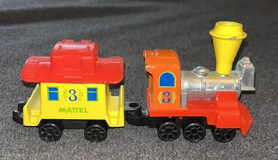 Vintage 1980 Mattel First Wheels Diecast Hot Wheels  Train Car And Engine • $9.99