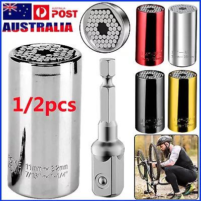 Universal Socket Wrench Magic Connecting Gator Grip Power Drill Adapter Tool AU • $26.89