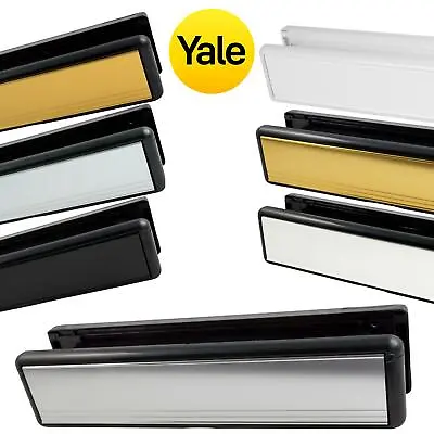 £15.50 • Buy YALE 10  & 12  Inch Letter Box Plate Set UPVC Double Glazing Wooden Door Welseal