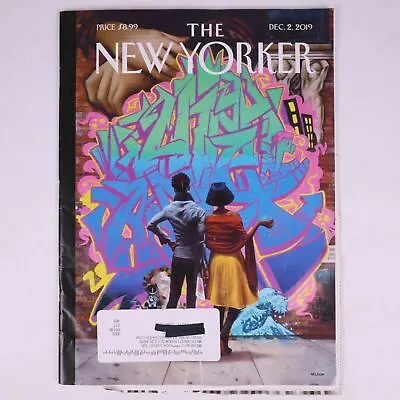 The New Yorker Magazine Dec 2 2019  Art Connoisseurs   Graffiti By Kadir Nelson • $7.55