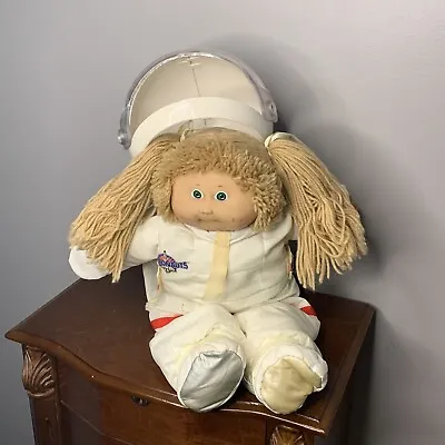 1985 Young Astronaut Cabbage Patch Doll Girl Blonde Hair Green Eyes • $46.80