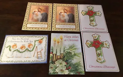 Vintage Lot Of 6 Christmas Cards From American Bible Society No Envelopes • $15.90