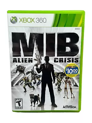 Men In Black: Alien Crisis (Microsoft Xbox 360 2012) No Manual/Inserts - Tested • $11.99