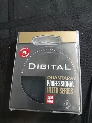 Digital Quantaray Professional Photo Filter Circular Polarizing 58mm • $9