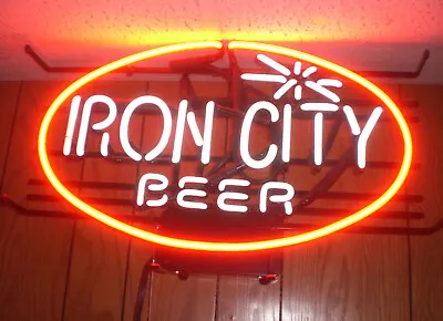 $500 • Buy Iron City Beer Neon Sign - Vintage - Original 
