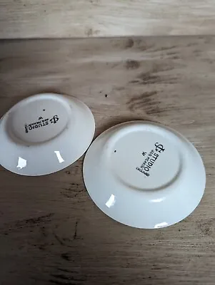 J And G Meakin Poppy Studio Set Of 2 Small Plates 10cm • £7.31