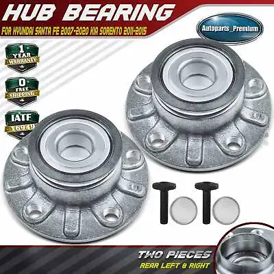 2x Rear Side Wheel Hub Bearing Assembly For Audi A3 Volkswagen Golf Jetta 06-21 • $47.99