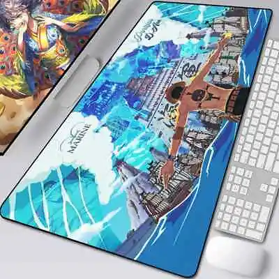 One Piece Ace Gamer Mat Non-slip Keyboard Deskmat L(600mm)xW(300mm) • $29.36