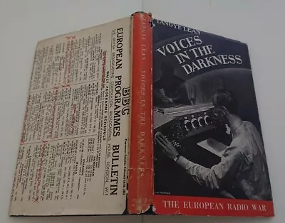 Voices In The Darkness The European Radio War By E Tangye Lean 1st 1943 HB DJ • £110