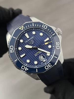 TAG Heuer Aquaracer Blue Men's Watch - WBP201B.FT6198 W/ B&P • $2400