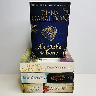 4 X Outlander Series Books 4 6 7 8 Diana Gabaldon Large PB Historical Romance • $49.50