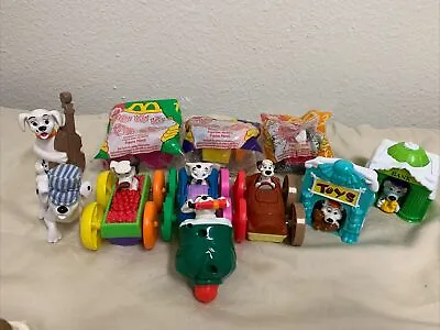 Lot Of 11 Vintage 101 Dalmatians  McDonalds Disney Happy Meal Toys 1997 & 2000 • $12