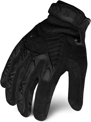 Ironclad EXOT-IBLK-03-M Exot Tactical Operator Impact Glove Stealth Black Med • $27.98