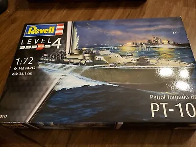 $24.99 • Buy REVELL 05175 1:72 Patrol Torpedo Boat PT-160 Plastic Model Kit Opened Box
