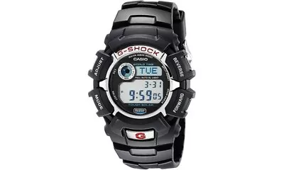 Casio G2310R-1 Men's G-Shock Alarm World Time Tough Solar Black Resin Watch • $59.99