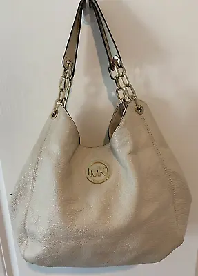 Michael Kors Fulton Chain Shoulder Bag Leather READ • $42.55