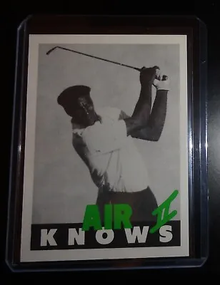  Rare-Michael Jordan AIR KNOWS II GOLF Card MINT  • $6.95