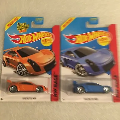 2014 Hot Wheels HW Race (2) Mastretta MXR  #160/250 New On Card B90 • $10.42