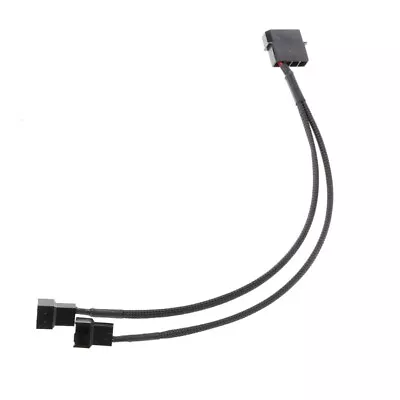 PWM Fan Power Adapter Cable 1 To 2 4-Pin Molex Male To 3-Pin/4-Pin PWM Connector • $6.95