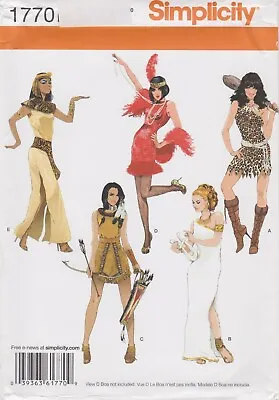 Sewing Pattern Fancy Dress Costumes 5 Different Misses' Sizes 12 - 20 US #1770 • £10.85