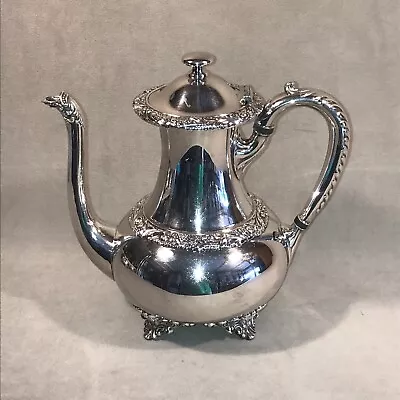 PV06110 Vintage Wilcox Silver Plate NEW BEVERLY MANOR #1301 Coffee Pot • $34