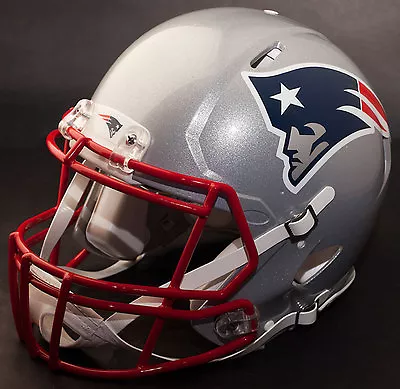 NEW ENGLAND PATRIOTS NFL Authentic GAMEDAY Football Helmet W/ S2BD-SP Facemask • $339.99