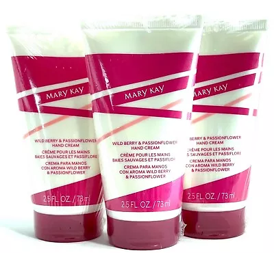 Mary Kay Hand Cream Wild Berry And Passionflower~lotion~lot Of 3~full Size! • $28.95