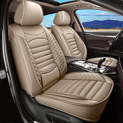 For Toyota Venza 2009-2016 Car 5-Seat Covers Premium Fuax Leather Cushion Beige • $119.99