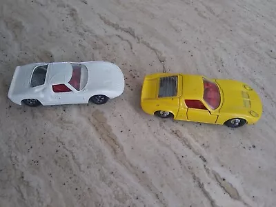  MatchboxLesney No33Lamborghini Miura Yellow No41Ford GT40 White Repaint?Loose  • £9.99