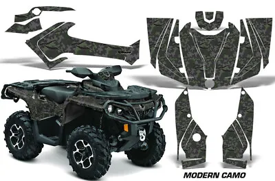 ATV Graphics Kit Decal For Can-Am Outlander 500/650/800/1000 2013-23 MDNCamo GRN • $269.95