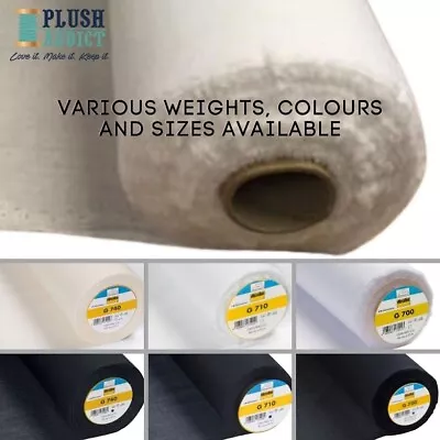 £217.52 • Buy Vlieseline Vilene Woven Cotton Iron On Interfacing - 4 Weights, Colours & Sizes