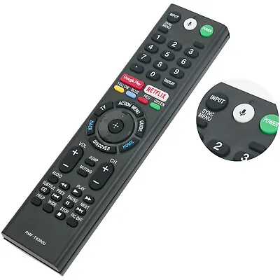 $34.99 • Buy RMF-TX300U Voice Remote For SONY TV XBR65X850E XBR75X850E XBR55X806E KD-75XE9405