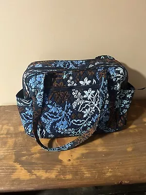 NEW Vera Bradley Denim Diaper Baby Bag Moonlight Navy Blue  NWT • $50