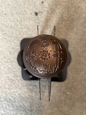 Vintage Embossed Bronze Door Knob • $9