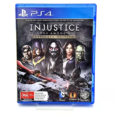 Injustice: Gods Among Us Ultimate Edition PS4 Sony PlayStation 4 Free Postage! • $19.99