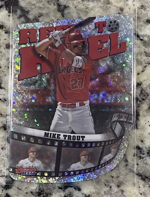 Mike Trout 2023 Bowman's Best Reel To Reel Mini Diamond Los Angeles Angels • $29.99