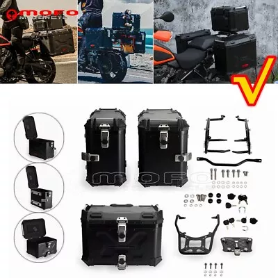 Hard Shell Aluminum Trunk Saddlebag Luggage Case For Harley Pan America 1250 • $1249.99