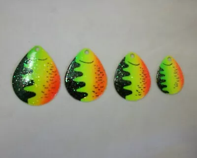 Colorado Spinnerbait Blades FIRETIGER SHAD 4 Sizes To Choose From 5 COUNT • $2.99