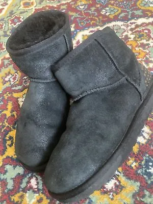 Short Black Ugg Boots Size 5.5UK • £22