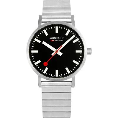 Mondaine A660.30360.16SBW Swiss Railways Classic Steel 40 Mm Quartz Wrist Watch • $272