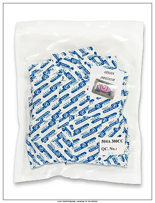 $15.99 • Buy 50 - 300cc Oxygen Absorbers Packet For 1 Gallon Mylar Bags Food Storage (Blue)