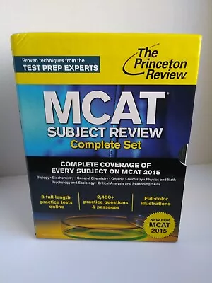 Princeton Review Mcat Subject Review Complete Box Set  • $35.99