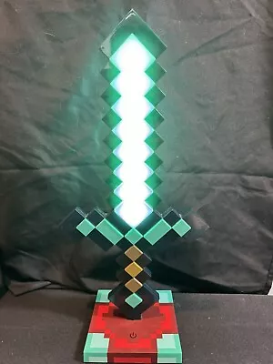 Minecraft Diamond Sword 16  USB Desk LED Lamp. • $35