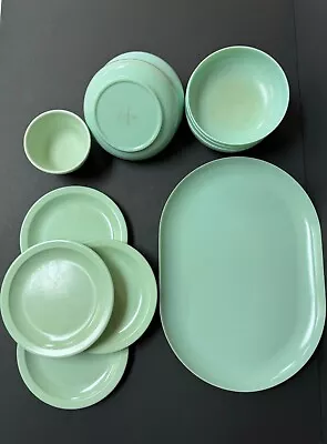 13pc VTG Harmony House Boonton Texas Ware - Melmac Plastic Plates Bowls Tray • $6.99