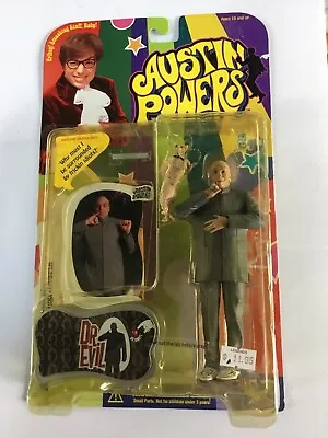 Dr. Evil Action Figure McFarlane Austin Powers  Mike Myers W/ Mr. Bigglesworth ! • $24