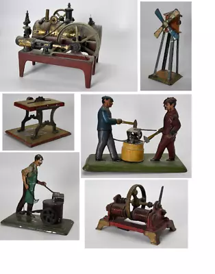 Vintage Weeden / Georges Carette Toy Steam Engine & Accessories Collection / Lot • $750