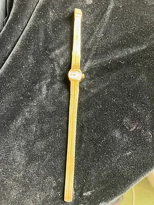 Rotary Swiss Vintage 17 Jewels Goldtone Ladies  Bracelet Watch • $23.99